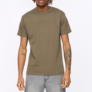 High Quality Heavy Weight Plain Oversized <b>Tshirt</b> Printing Embroidery Custom Blank 100 Cotton Men T Shirt - Product Image 1