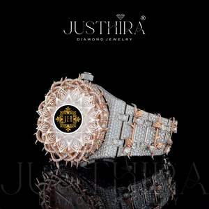 Top Demanded Fashion Moissanite <b>Diamond</b> Quartz <b>Watch</b> Couple Matching Luxury Stainless Steel Sapphire Crystal Movement Wrist - Product Image 2
