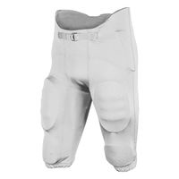 Pantalon de football américain bleu marine avec poches fendues pour protections amovibles, en spandex durable pour les ligues professionnelles