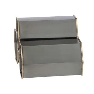 Porte-bouteilles hexagonal moderne en métal, présentoir à vin en nid d'abeille pour comptoir, support de rangement géométrique pour table de cuisine - Product Image 4