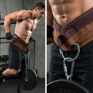 Cinturón de Levantamiento de Pesas de Cuero con Acabado Liso, Servicio OEM, Costuras en Contraste Doradas, para Ejercicio Intenso, Gimnasio, Hombres y Mujeres - Product Image 6