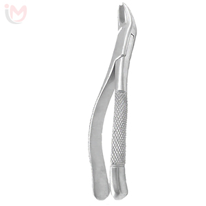 Pinces d'extraction dentaire en argent en gros, poignée moletée, instrument chirurgical manuel de classe I, services OEM - Product Image 3