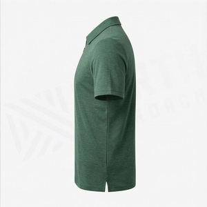 เสื้อโปโลซิปครึ่งตัว แขนสั้นทรงเข้ารูปสำหรับผู้ชาย คอปกโปโลซิปครึ่งตัว สีสันปรับแต่งได้ เสื้อผ้าผู้ชายคุณภาพพรีเมียม - Product Image 3