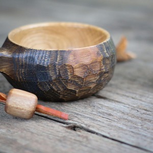 Taza Kuksa Hecha a Mano al por Mayor, Taza de Café de Madera para Acampar, Hacer Senderismo, Actividades al Aire Libre y Viajes, por M/S SHAAD HANDICRAFTS - Product Image 3