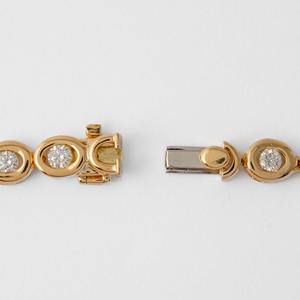 Joyería Fina, Collar de Diamantes Cultivados en Laboratorio con Engaste de Bisel de 4.37ct en Oro Amarillo de 14K, Certificado IGI, Cierre de Caja, Elegante y Lujoso - Product Image 4