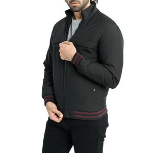 Nouvelle veste bomber en microfleece imperméable de qualité supérieure, couleur unie, personnalisable, pour hommes, prix de gros OEM, design unique 2026 - Product Image 3