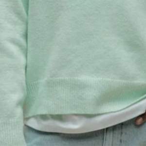 Pull en tricot vert menthe, doux et confortable, idéal pour un usage quotidien, pull décontracté en tricot vert menthe - Product Image 5