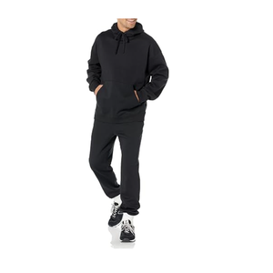 Sweat à capuche oversize pour homme, épais, imprimé personnalisé, en molleton uni doublé polyester/coton, respirant et écologique, idéal pour l'hiver - Product Image 3