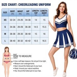 Uniforme de Porristas Directo de Fábrica, Ropa Deportiva Personalizada para Compradores Mayoristas Globales, Uniforme de Equipo de Porristas - Product Image 6