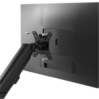 Soporte de Monitor Ajustable en Altura con Resorte de Gas, Apto para Monitores de 10 kg, Soporte de Escritorio para Pantalla de 32 Pulgadas, Brazo para Monitor