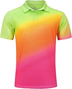 Polo de Golf para Hombre, Estampado Animal, Spandex/Poliéster, Ligero, Secado Rápido, Manga Corta - Product Image 1