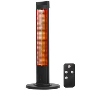Riscaldatore Elettrico a Infrarossi da Esterno 1500W con Telecomando, 3 Velocità, Timer e Protezione Antiribaltamento - Product Image 1