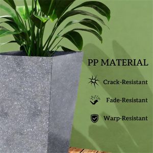 Vasi in Plastica Grigia di Alta Qualità per Uso in Vivaio e Fiori - Product Image 2