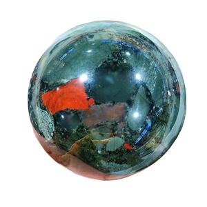 Esfera de Piedra de Sangre Africana, Bola de Piedra Pulida de la Mejor Calidad, Esfera Multicristalina Natural para Sanación, Proveedor - Product Image 1