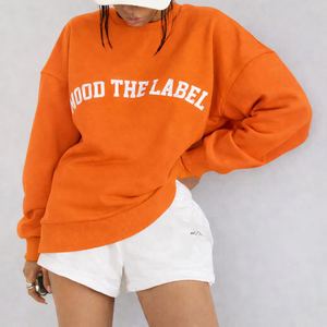 Conjunto Casual de Punto para Mujer, Sólido, por Encima de la Rodilla, Transpirable, con Sudadera de Cuello Redondo y Pantalones Cortos de Spandex y Poliéster - Product Image 6