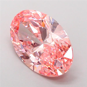 เพชรทรงรีสีชมพู 7 กะรัต สวยงามน่าทึ่ง หายาก ทรงแฟนซี ระยิบระยับ เหมาะสำหรับเครื่องประดับหรูหราสั่งทำพิเศษ - Product Image 6