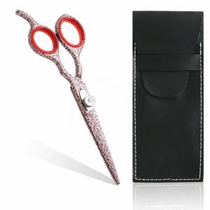 Ciseaux de coiffure professionnels Morje, lame en acier inoxydable, pointe fine, longueur moyenne, manche en acier inoxydable, droit - Product Image 6