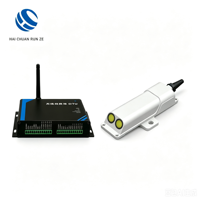 Terminal de télémétrie IoT, débitmètre Doppler ultrasonique basse consommation, configuration à distance RS485, surveillance des eaux usées et de l'irrigation fluviale