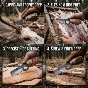 Carbon Steel Western Cowboy Bull Cutter <b>Knife</b> Bone Handle Fixed Blade Hunting <b>EDC</b> Camping Outdoor <b>Knife</b> Manufacturer - Product Image 6
