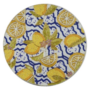 <b>Square</b> Shape Placemat With Best Beads Designs Mats for Home Decor Tableware <b>Dinning</b> <b>Table</b> Party and Wedding Design Pads - Product Image 2