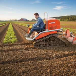 Cultivadora Rotativa Autopropulsada con Orugas y Diseño <span class=keywords><strong>de</strong></span> Enganche <span class=keywords><strong>de</strong></span> Tres Puntos, Apta para Campos <span class=keywords><strong>de</strong></span> Arroz y Terrenos Secos - Product Image 3