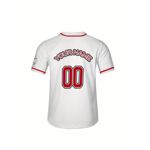 เสื้อเบสบอลแบบกำหนดเอง Yourteams 00 พิมพ์ลายด้วยความร้อน 3 มิติ ระบายอากาศได้ดี ผลิตจากโพลีเอสเตอร์ แขนสั้น สำหรับผู้ใหญ่ทุกเพศ - Product Image 6