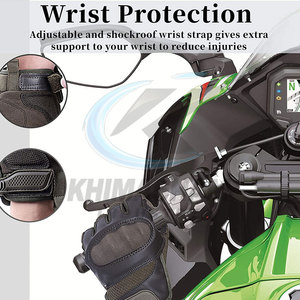 Guantes de Motocicleta de Cuero Personalizados con su Propio Logotipo, para Uso en Exteriores, Antideslizantes y Transpirables - Product Image 4