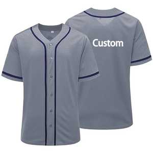 Camiseta de Béisbol Personalizada con Botones, Estilo Deportivo, 100% de los Mejores Materiales, Proveedor Directo de Pakistán, Ropa Deportiva 2026 - Product Image 1