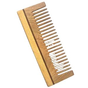 หวีไม้สำหรับแต่งผมอย่างยั่งยืนโดยปราศจากพลาสติกหรือทางเลือกสังเคราะห์ที่เป็นอันตราย - Product Image 1