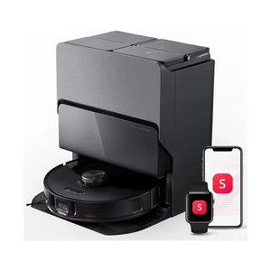 Roborock S8 MaxV de qualité supérieure pour aspirateur robot et serpillière, aspiration 10000 Pa, vidage automatique, distributeur de détergent, en plastique - Product Image 4