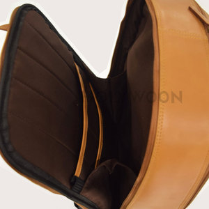 High Quality Leather <b>Backpack</b> Unisex Stylish Durable Design Lightweight Zipper for Office Work Travel Daily Use Long Lasting - Product Image 5