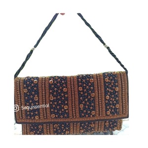 Top Quality <b>Sequined</b> Beaded Women Clutch Handheld Bag with Decorative Bead Work for Women Available At Best Price - Product Image 2