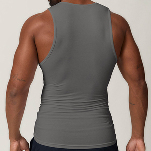 ARTIZ - Camiseta Deportiva Personalizada para Hombre, Cuello Redondo, Secado Rápido, Anti-Pilling, Tejido Transpirable Acanalado, Corte Ajustado, Chaleco Deportivo Sólido - Product Image 6
