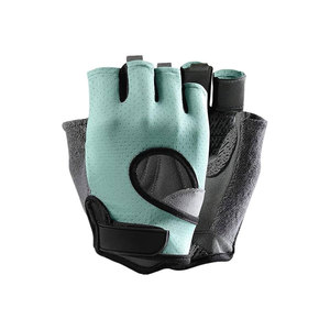 Gants de sport demi-doigts en néoprène unisexe à enfiler pour l'entraînement physique, noirs - Product Image 4