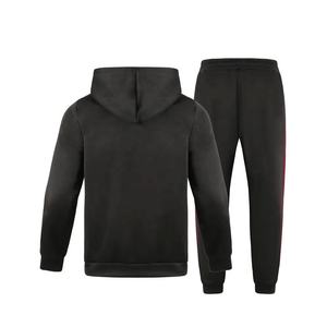 Ensemble de survêtement personnalisé en coton uni pour le sport et la mode, avec sweat-shirt à capuche - Product Image 2