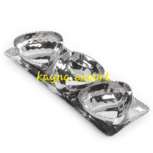 Premium Luxury <b>Decorative</b> Metal Chocolate Bowl New Collection Hot Selling Shape Design <b>for</b> Hotel <b>Kitchen</b> or Party Use - Product Image 3