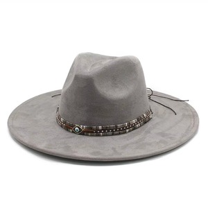 Chapeau de cowboy western vintage personnalisé en daim, livraison rapide, chapeau de chevalier à large bord, chapeau de soleil unisexe pour la plage et les prairies - Product Image 6