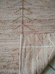 Tapis en jute tissé à la main, de couleur naturelle, écologique, indien, pour intérieur, au design texturé, prix fabricant directement de l'usine. - Product Image 2