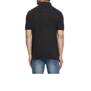 Camiseta de Hombre para Verano, Manga Corta, Diseño Sólido con Estampado de Líneas Cruzadas, Algodón, Personalizable - Product Image 5