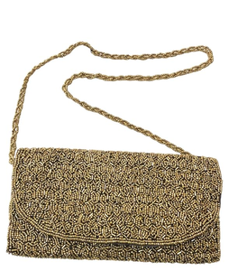 Pochette de mariée bohème en résine florale brodée pour sac à cordon rose, fermeture éclair, étanche, avec chaînes décoratives rondes - Product Image 6