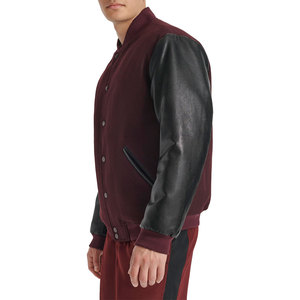 Veste universitaire coupe-vent de haute qualité pour homme OEM, broderie de logo personnalisée, soldes d'hiver, veste universitaire brodée avec logo personnalisé - Product Image 3