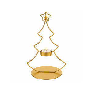 Porte-bougie en métal personnalisé, design élégant et moderne, support de bougie tealight pour Noël, décoration de table, centre de table pour la maison - Product Image 3