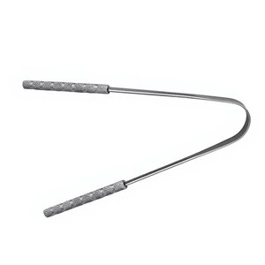 Raspador de Lengua de 5 Pulgadas, Acero Inoxidable y Titanio, Instrumento Quirúrgico Manual, Elimina el Mal Aliento, Higiene Bucal, Certificado CE - Product Image 4