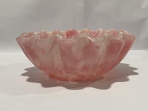 Cuenco para Servir Venus de Resina Pulida Hecho a Mano, con Diseño de Espiral Terrestre Rosa, Grande, Ecológico, de Grado Alimenticio, Duradero, para Hogar y Hotel - Product Image 3