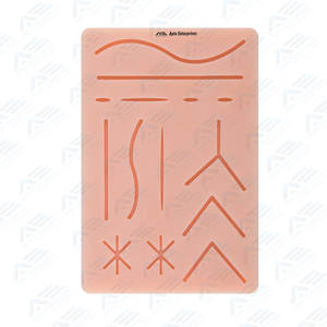 Tapis d'entraînement à la suture avec plaies pré-découpées, kit de sutures, instruments médicaux, formation pour étudiants en médecine et en médecine vétérinaire, durable - Product Image 6