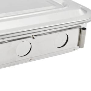 Bandeja de Instrumentos Quirúrgicos de Acero Inoxidable, Resistente, Manual, para Uso Médico, Esterilización a Alta Temperatura - Product Image 3