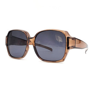 Gafas de sol Fitover rectangulares con montura PC listas para enviar unisex lentes polarizadas hechas de material Tac - Product Image 4