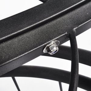 Resistente sedia Papasan da esterno Beige girevole a 360 gradi con comoda struttura per cuscino con comodo Design circolare Lounge Moon - Product Image 3