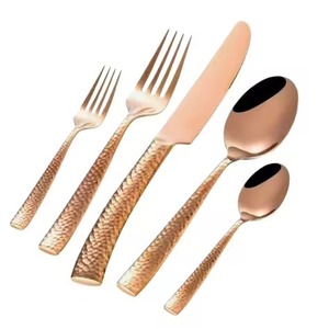 ชุดช้อนส้อมสแตนเลสสำหรับร้านอาหารระดับพรีเมียม ชุดอุปกรณ์รับประทานอาหารที่หรูหรา - Product Image 3