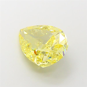 Diamant ovale CVD jaune intense de 4 carats avec rapport IGI, clarté VS1, pour bagues de fiançailles personnalisées et bijoux fins - Product Image 5